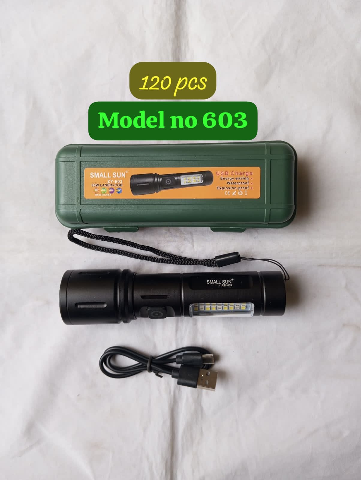 Mini Sun Rechargeable LED Torch - Image 2