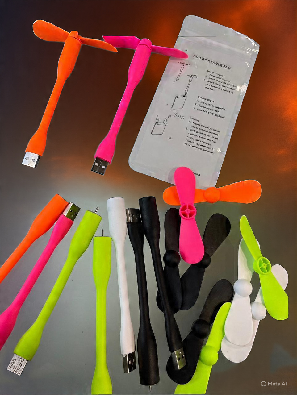 Portable Type-C Rechargeable Mini Fan - Image 3