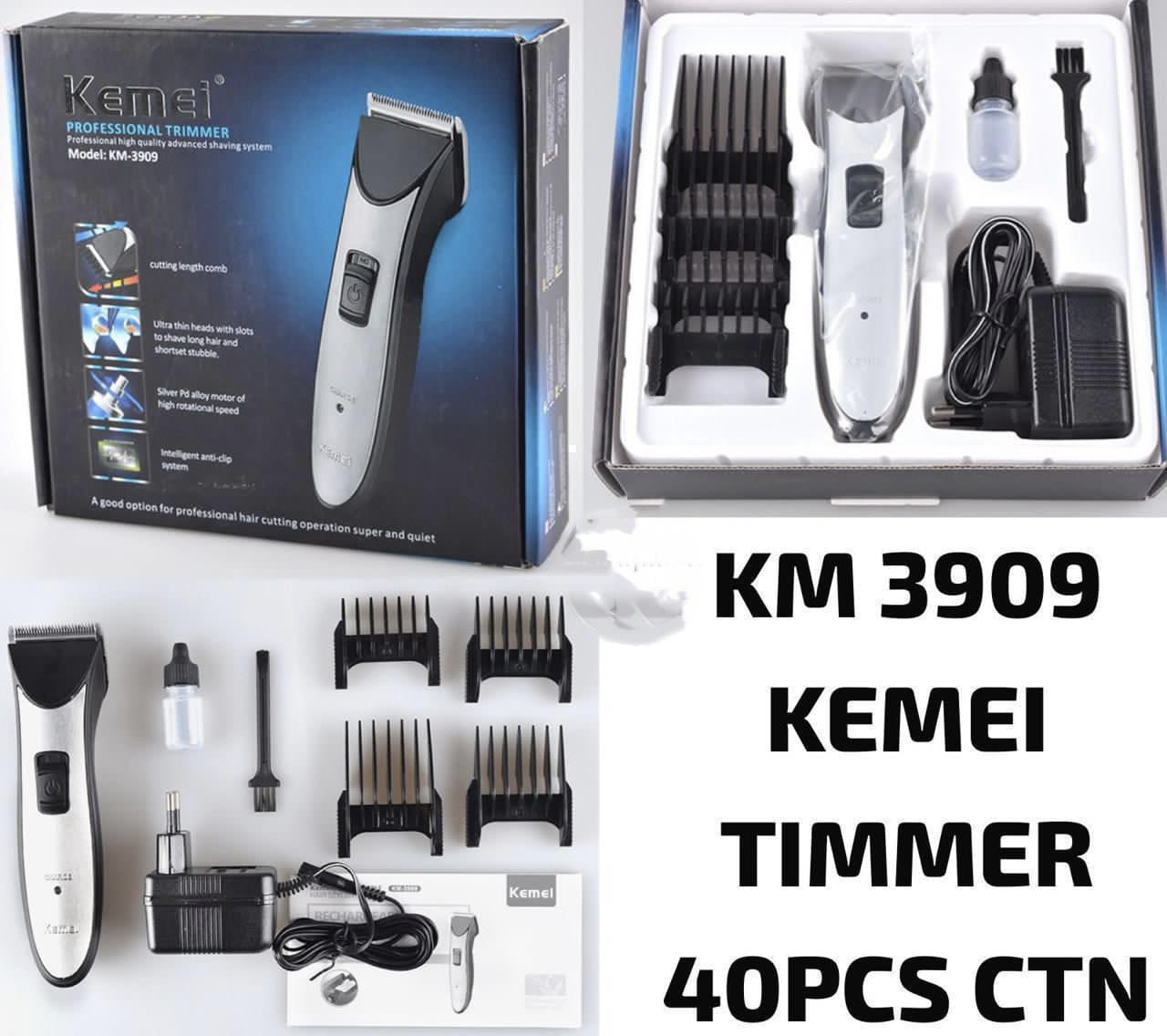 Kemei KM-3909 Professional Rechargeable Hair Trimmer