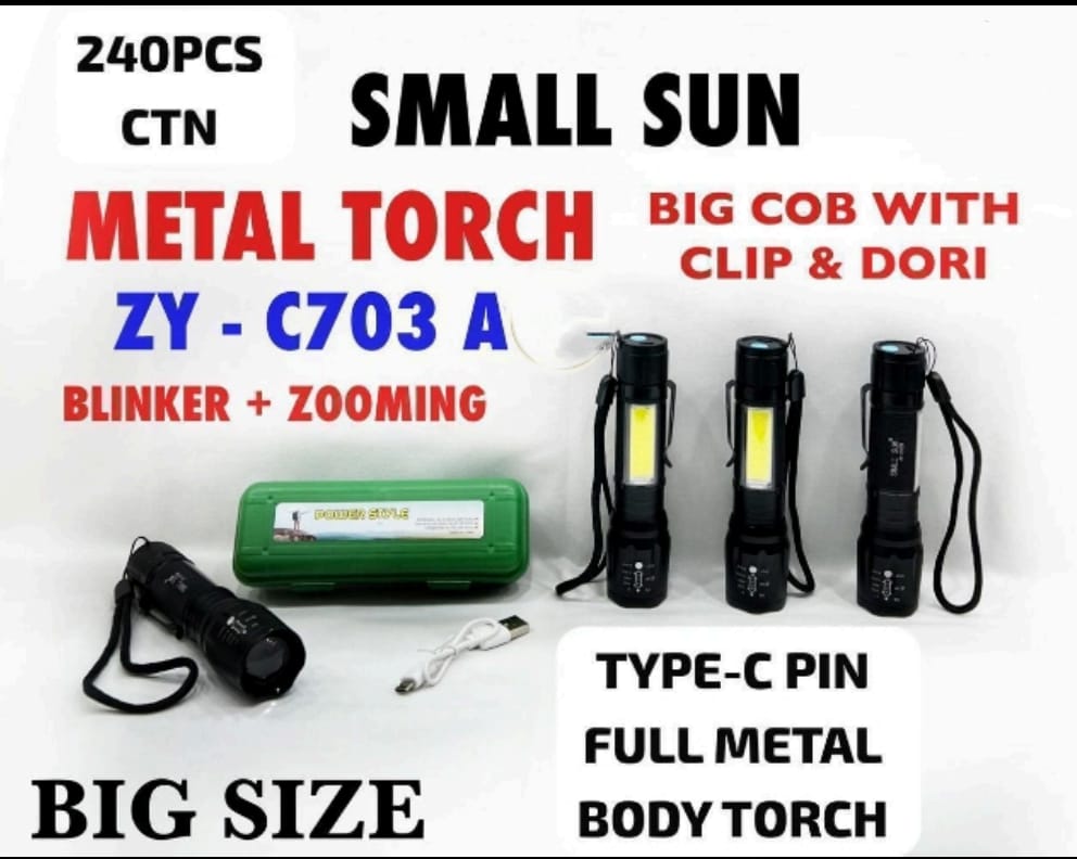 ZY-C703 Large Metal Torch