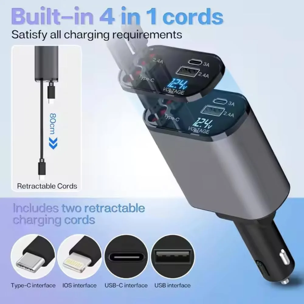 4 In 1 Car Charger - Image 2