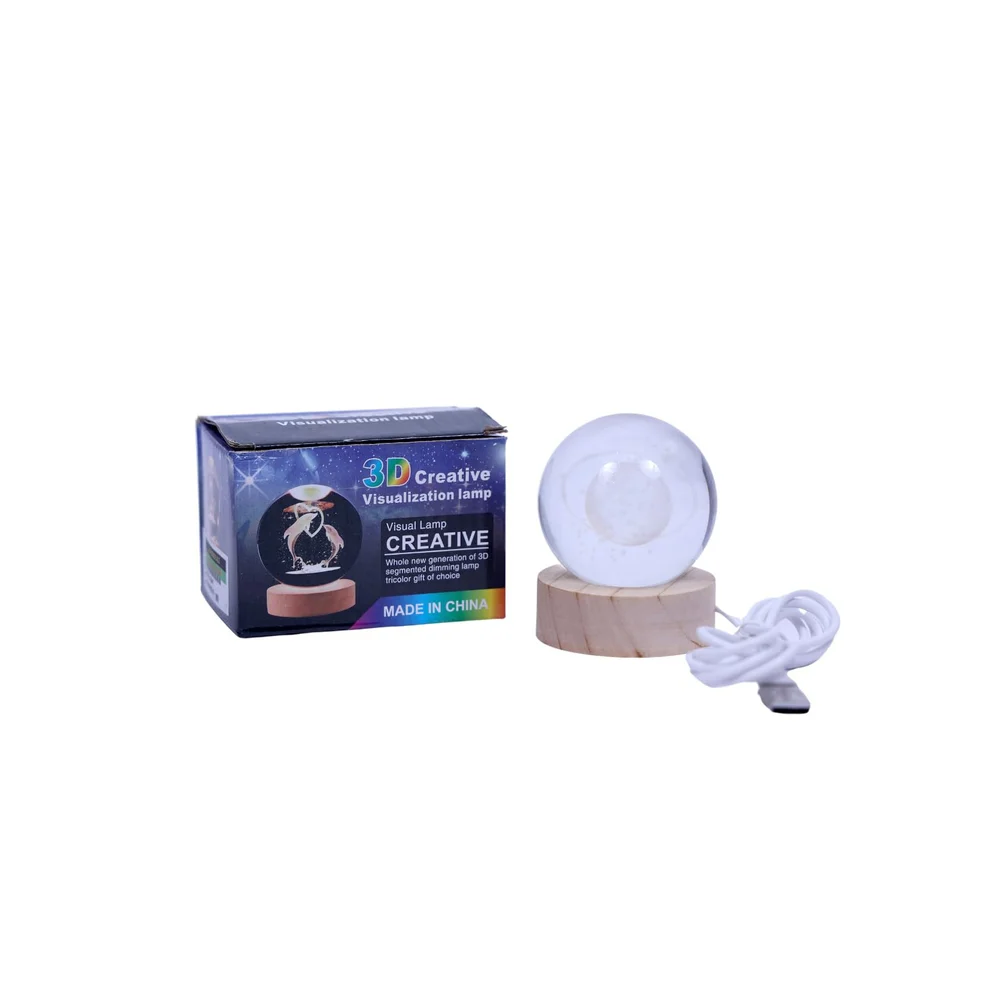 3d Moon Light Crystal Ball - Image 2