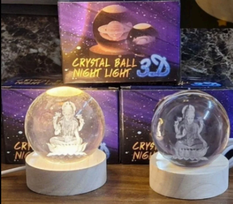 3d Moon Light Crystal Ball - Image 4