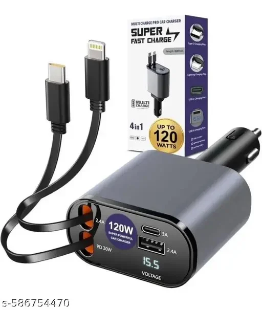 4 In 1 Car Charger