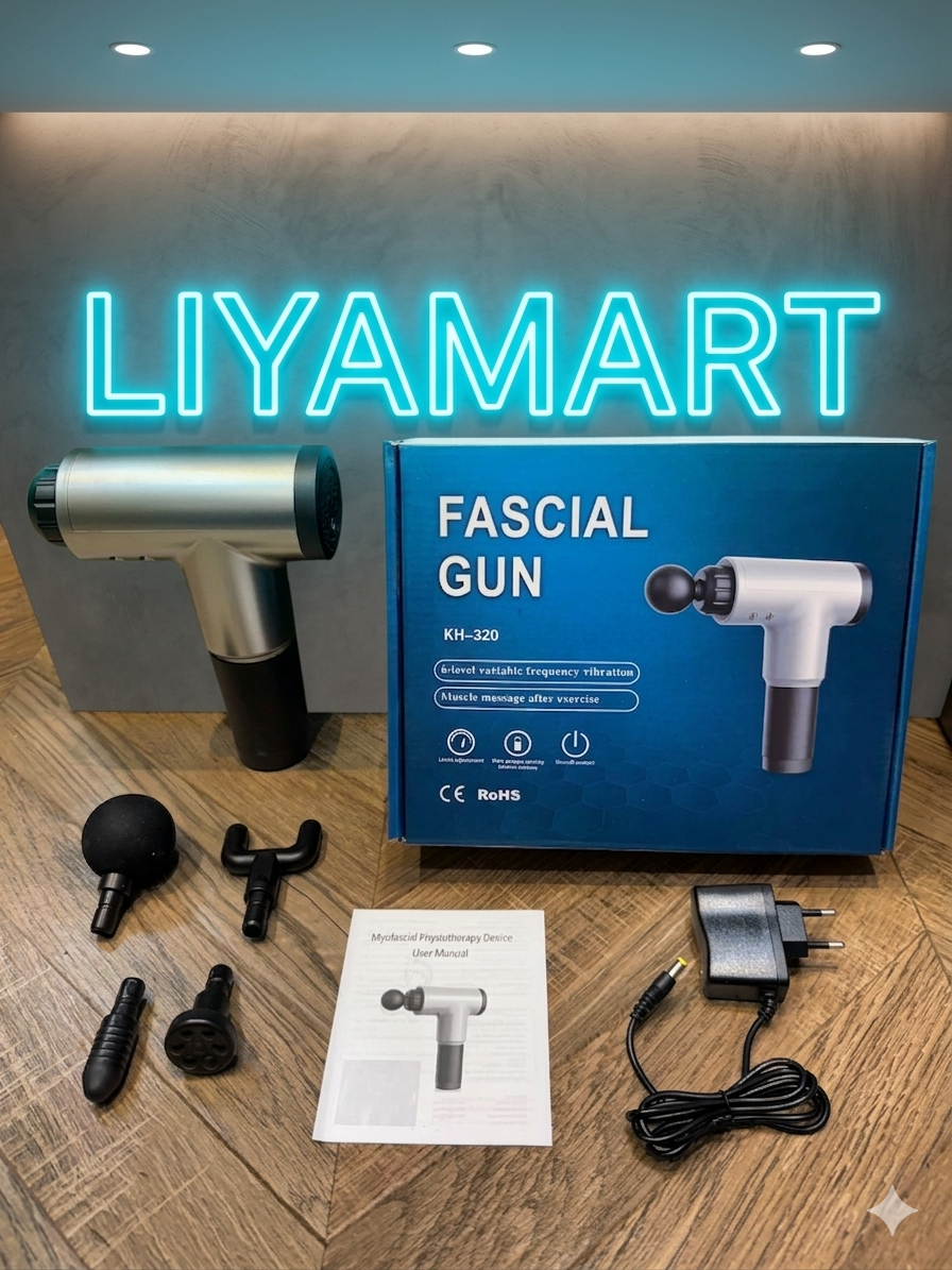 KH-320 Facial Massage Gun – Skin Tightening & Glow Booster