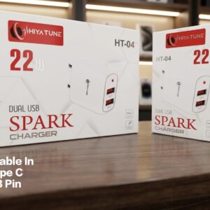 dual-usb-spark-charger-with-type-c-v8-cable