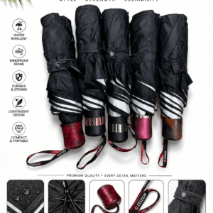 Ultra-Light Foldable Umbrella for Travel