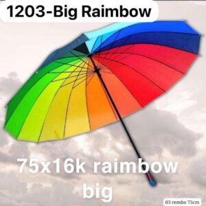 Large Size Rainbow Color Umbrella (Model 1203)