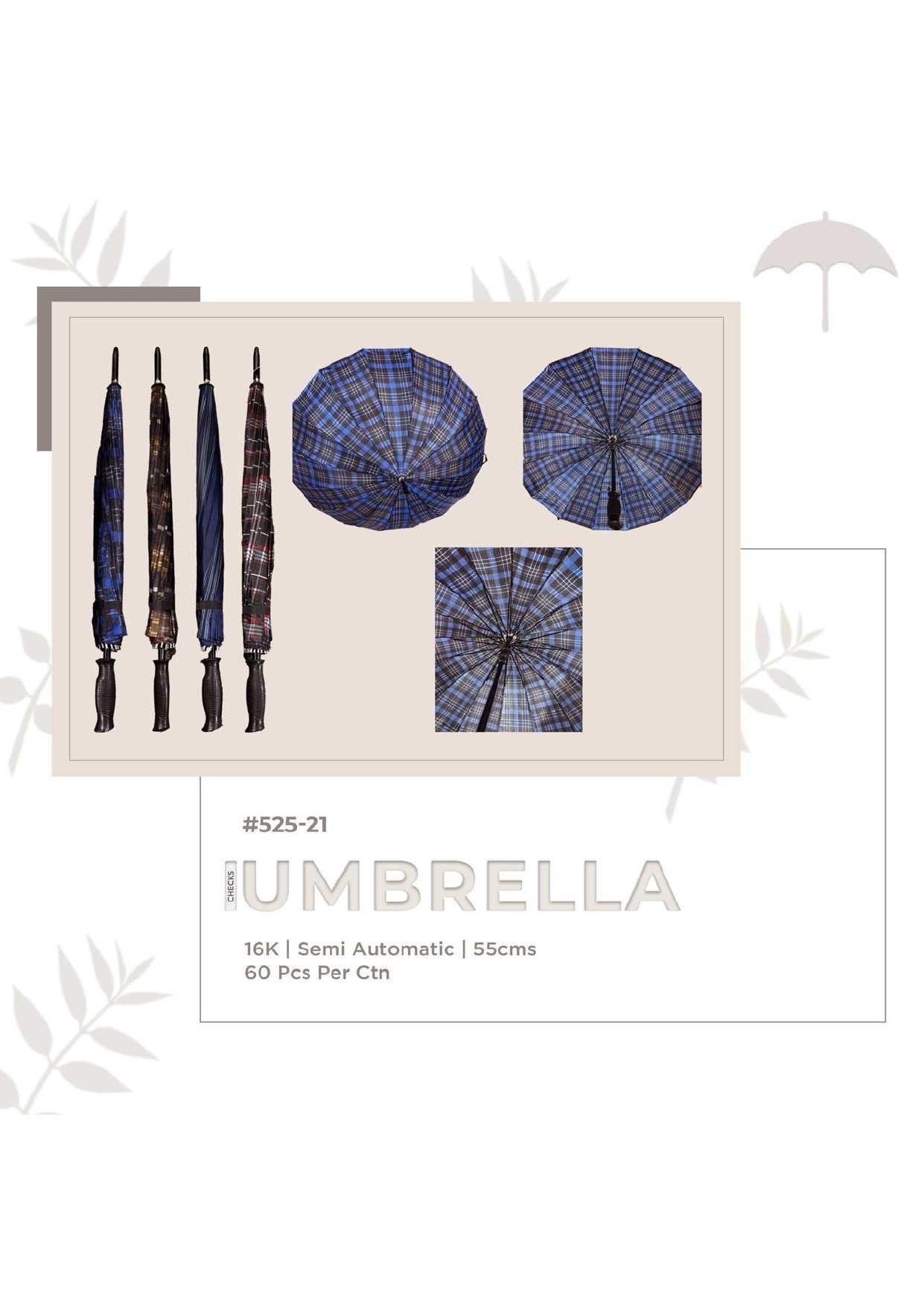 525-21 Semi Automatic Premium Umbrella
