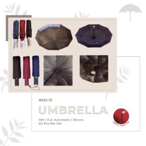 525-31 Full Automatic Umbrella with Torch Function